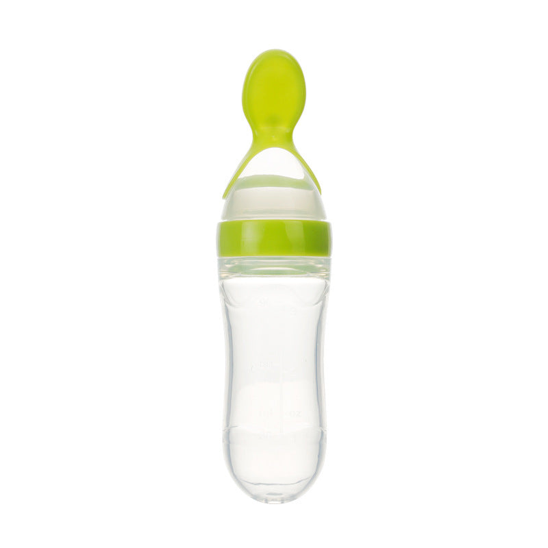 Baby Food Squeeze Bottle With Spoon - The Proper Price