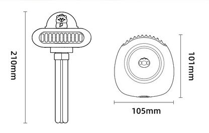 USB Baby Stroller Fan